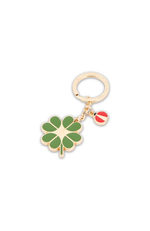 Four Leaf Clover Decorative Keyring Accessory Key Chain Charm Accent