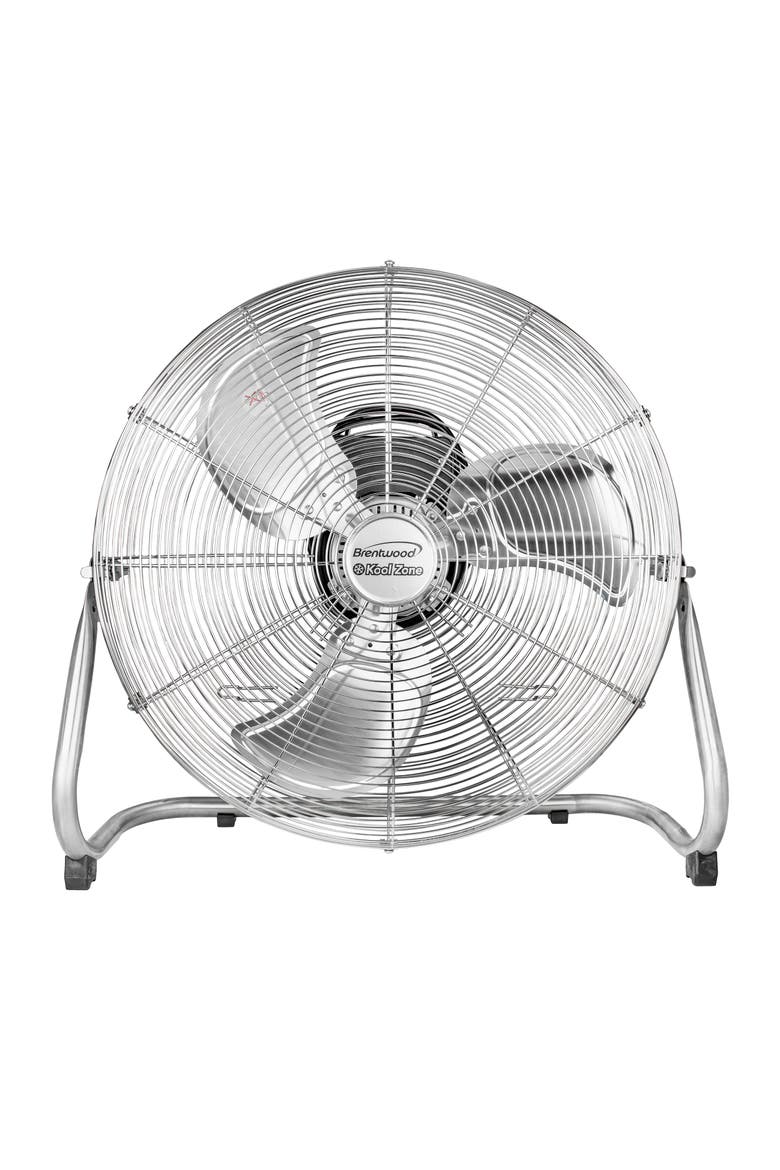 20 Inch Chrome Floor Fan, Main, color, Silver