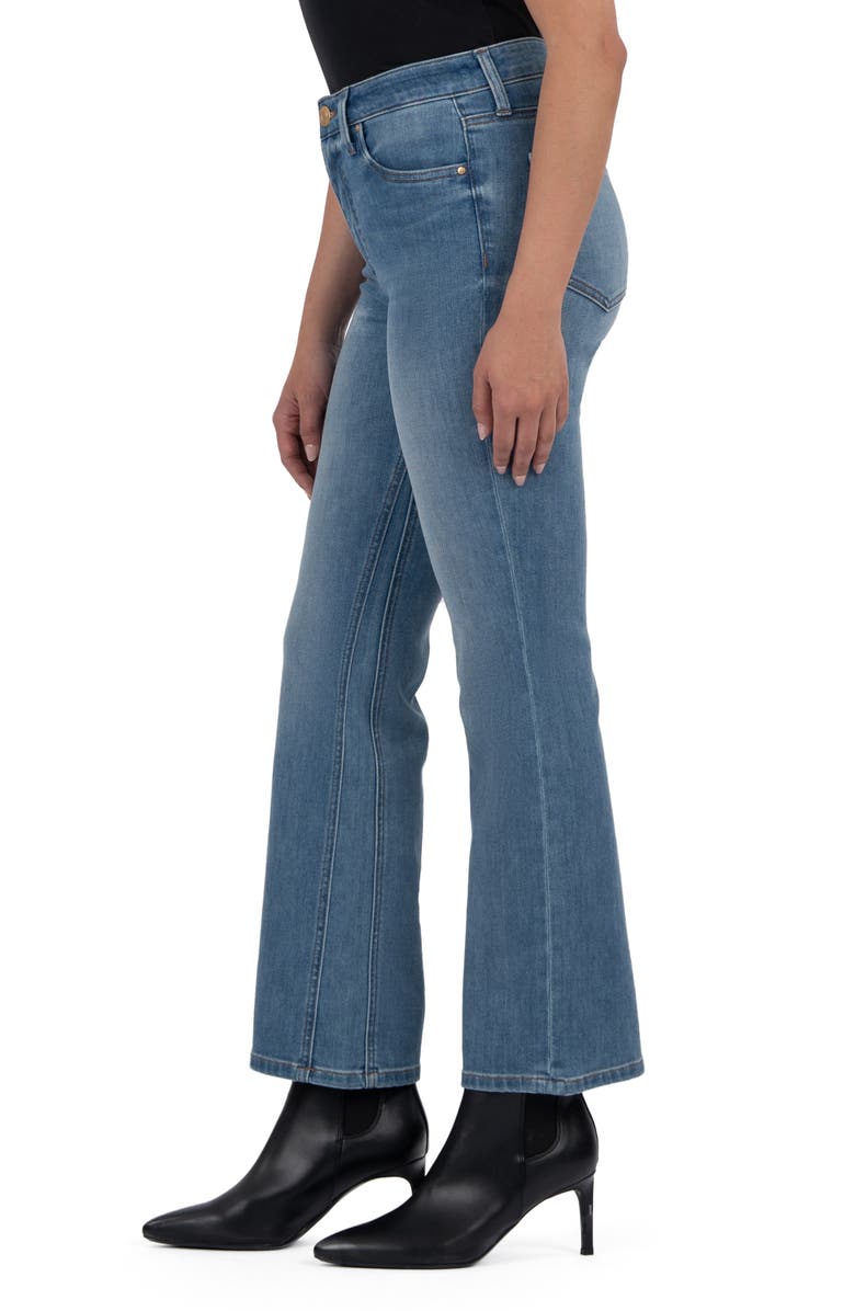 KUT from the Kloth Kelsey High Waist Ankle Flare Jeans, Alternate, color, Improvement