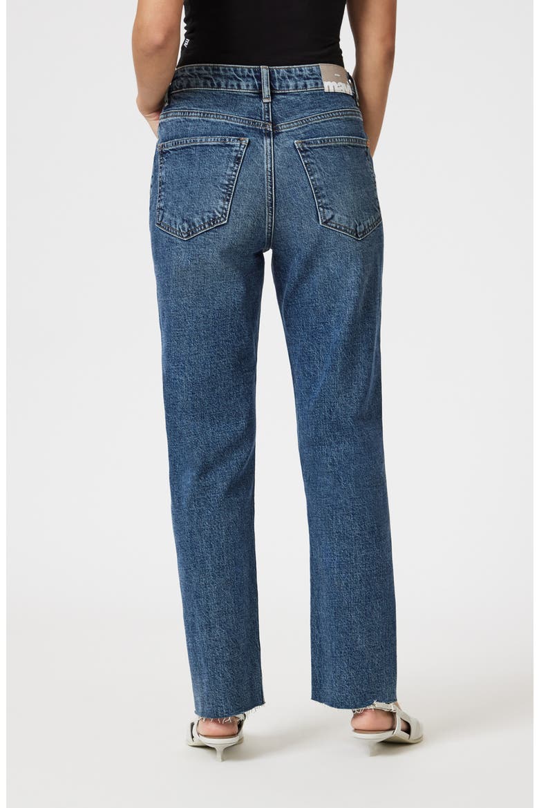 New York Straight Leg Jeans, Alternate, color, DARK USED CLASSIC BLUE
