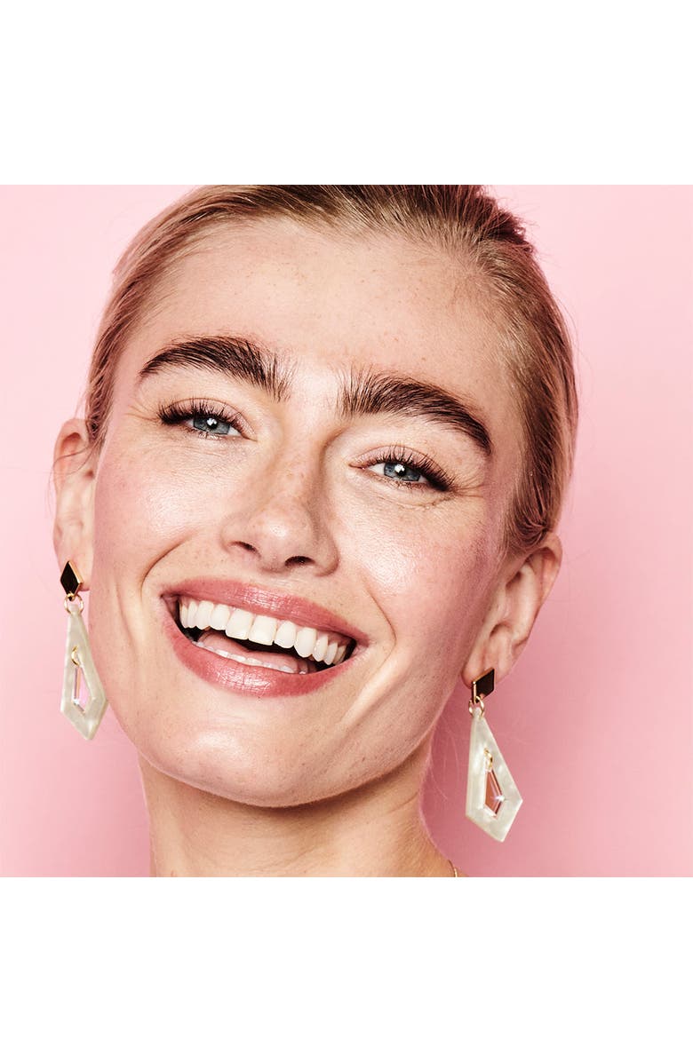 Toolally Art Deco Diamond Earrings - Regent Green & Iridescent, Alternate, color, Regent Green & Iridescent