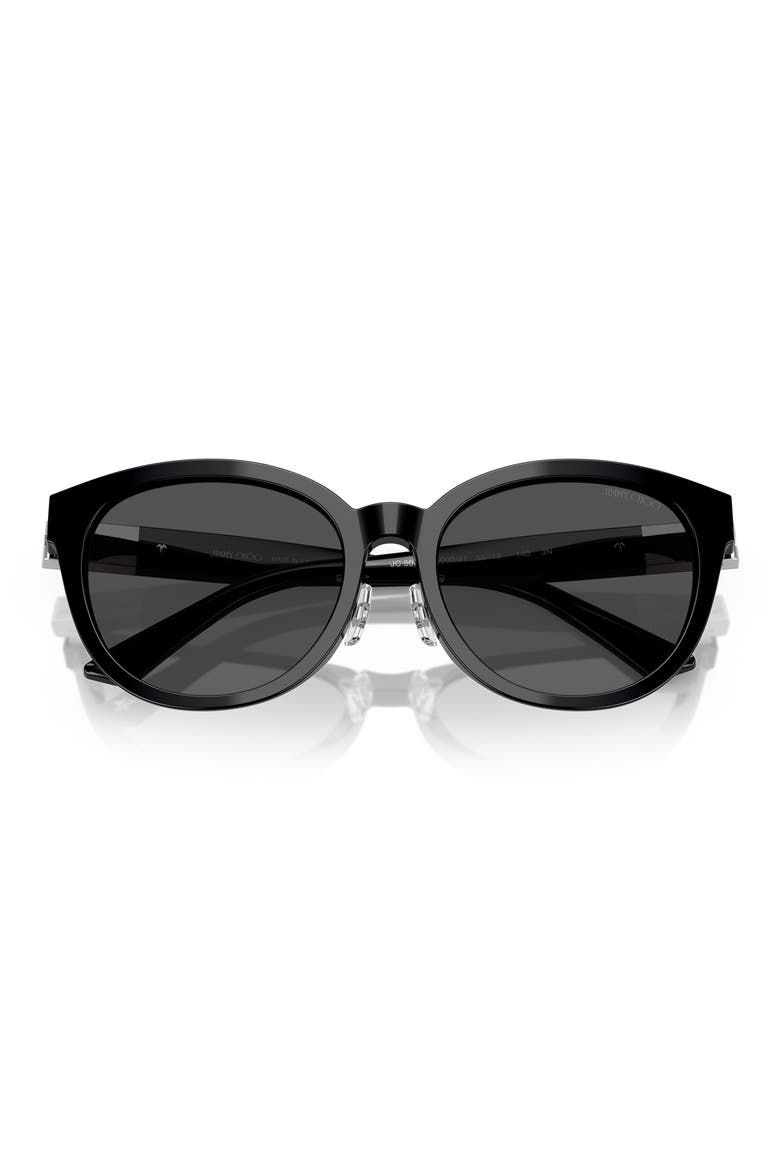 55mm Phantos Sunglasses, Alternate, color, BLACK