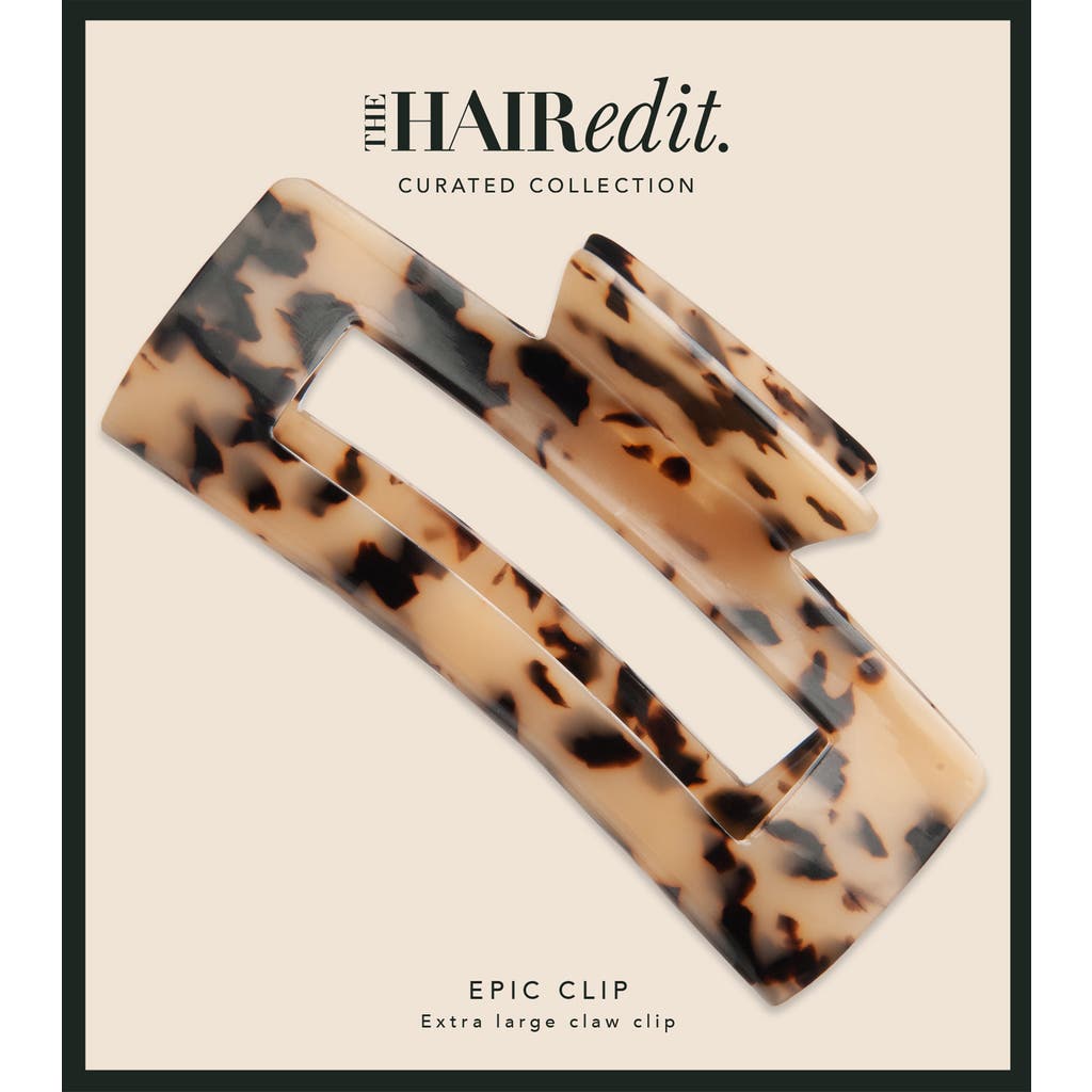 The Hair Edit Epic Claw Clip In Brown