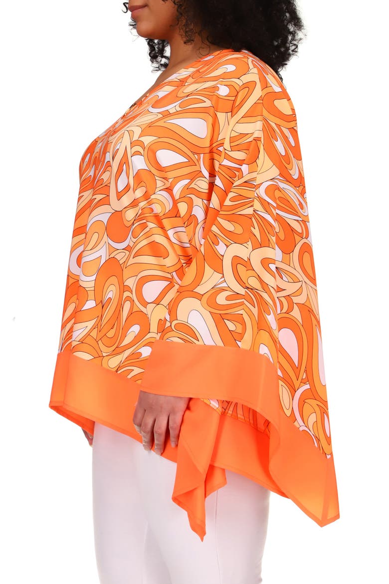 Super Groovy Handkerchief Top, Alternate, color, MANDARIN