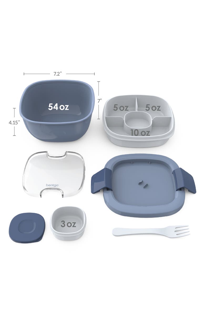 BENTGO All-in-One Salad Container, Alternate, color, Slate