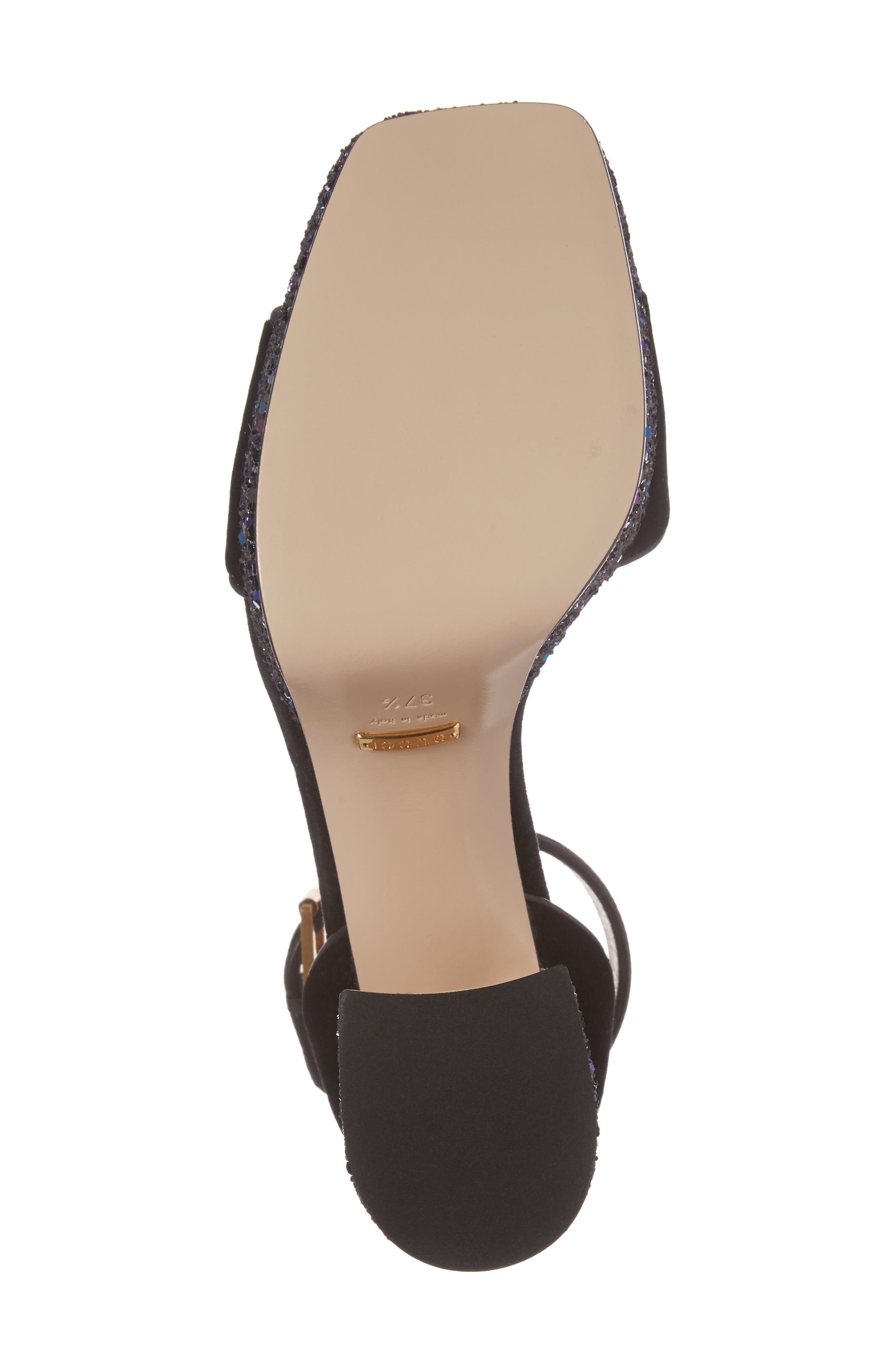 Gucci Soko Glitter Bee Platform Sandal, Alternate, color, 