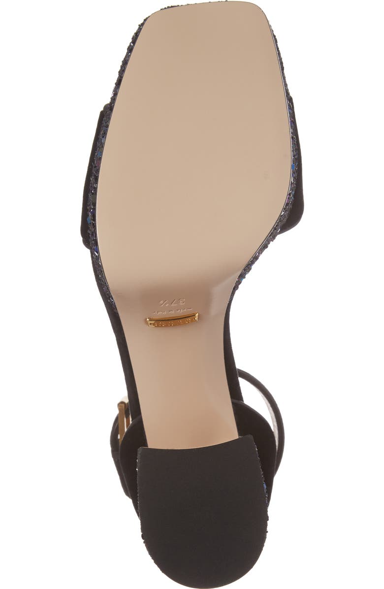 Gucci Soko Glitter Bee Platform Sandal, Alternate, color,