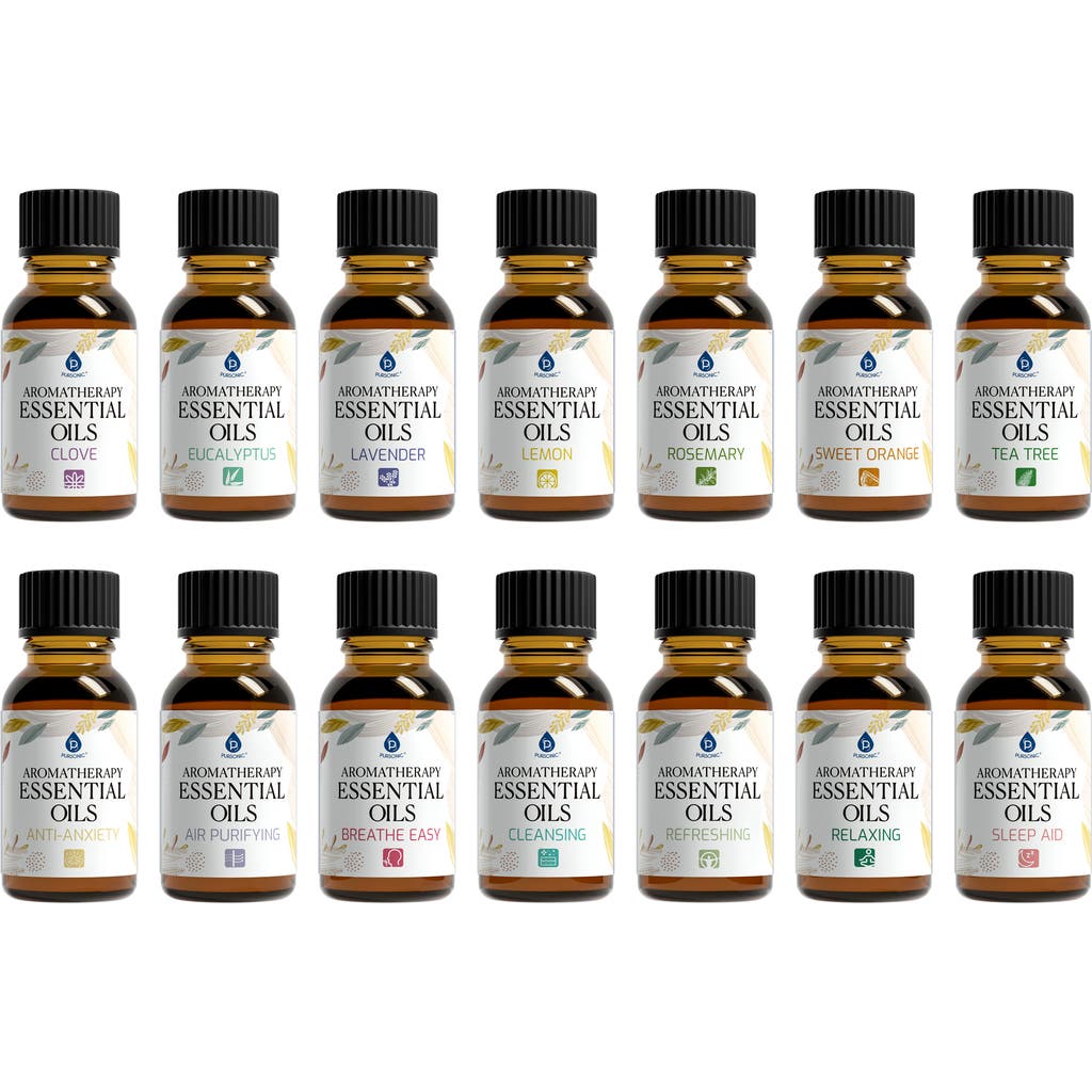 PURSONIC 14 pack aromatherapy essential oil gift set.