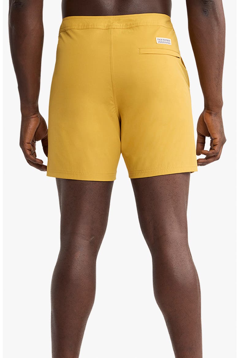 Swell Solid Water Repellent Board Shorts, Alternate, color, GOLD