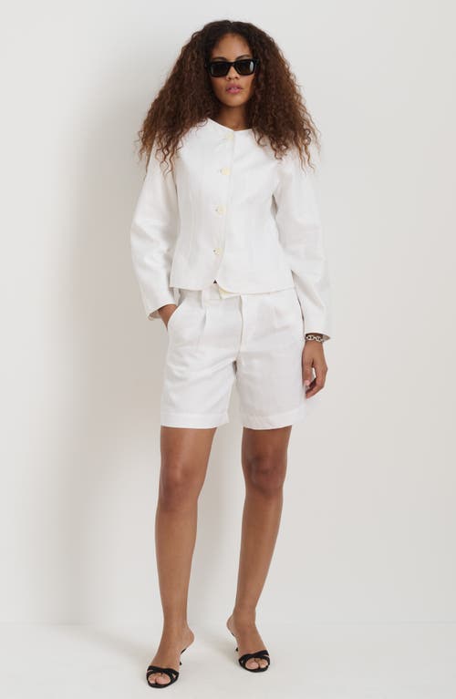 Alex Mill Luna Pleated Short In Linen