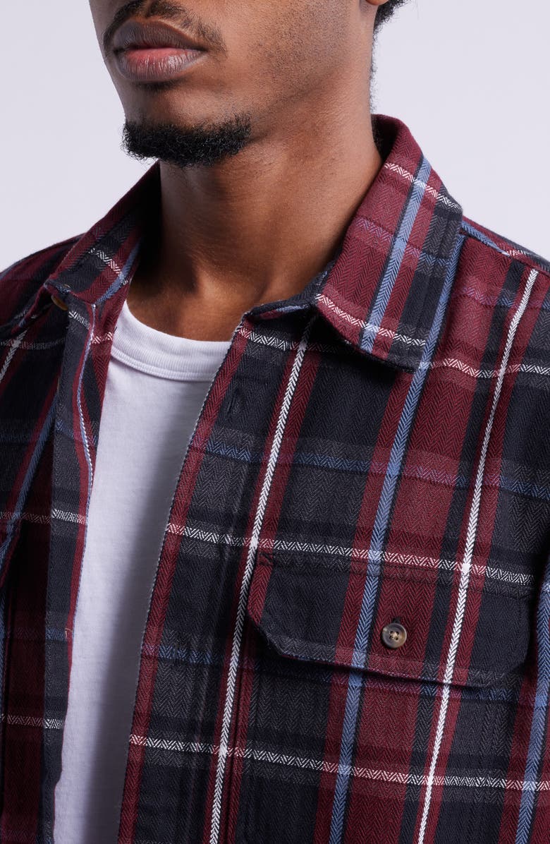 Carhartt Work In Progress Hobart Check Cotton Herringbone Button-Up Shirt, Alternate, color, 