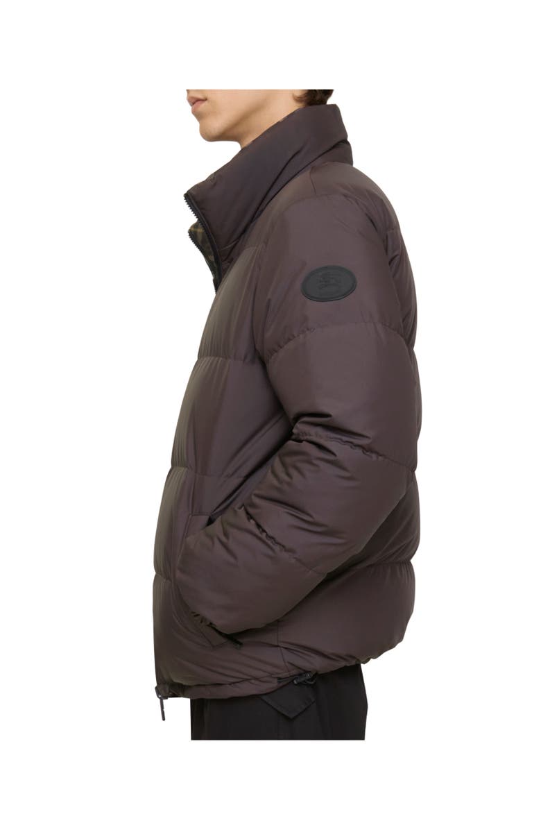 Burberry Reversible Check Snowdon Puffer Jacket, Alternate, color, Truffle Brown