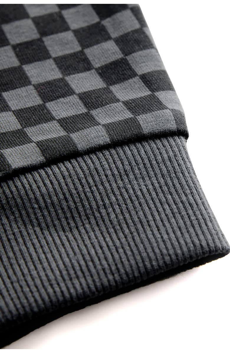 NEXT Kids' Check Cotton Joggers, Alternate, color, Black