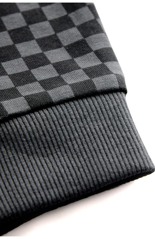 Next Kids' Check Cotton Joggers In Brown