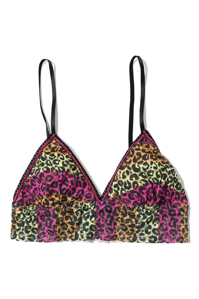 Padded Lace Bralette, Alternate, color, ITS ELECTRIC