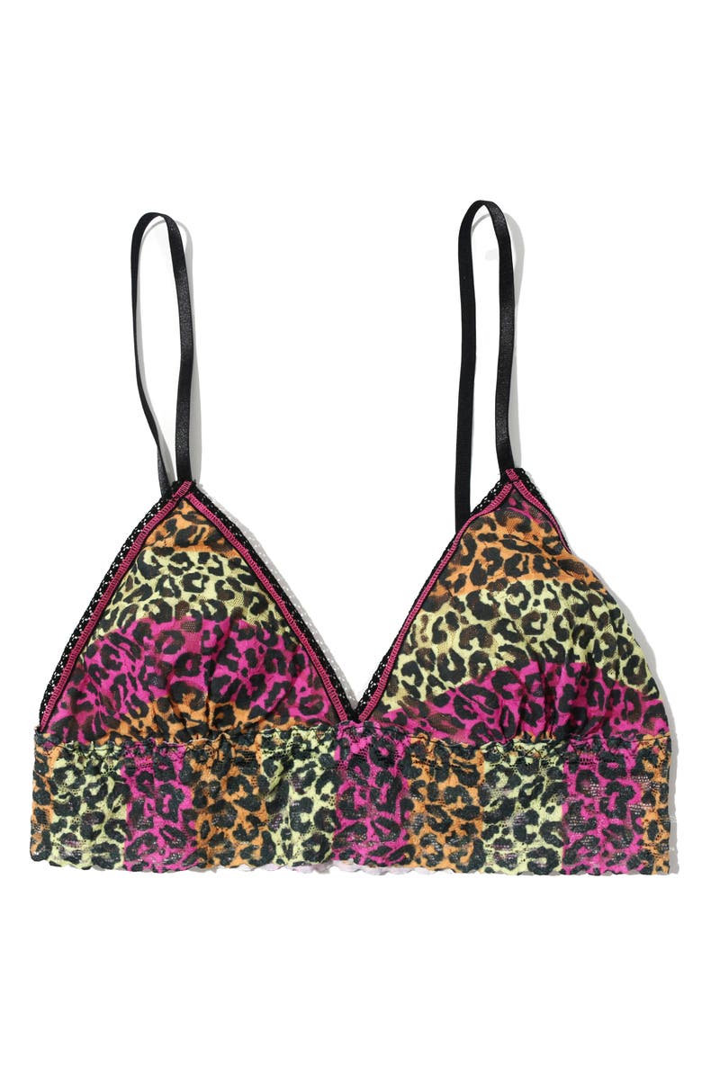 Hanky Panky Padded Lace Bralette, Alternate, color, Its Electric