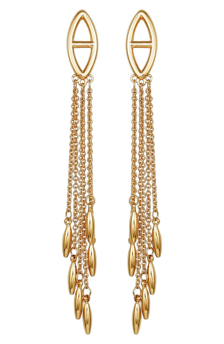 Vince Camuto Chain Drop Earrings, Main, color, 