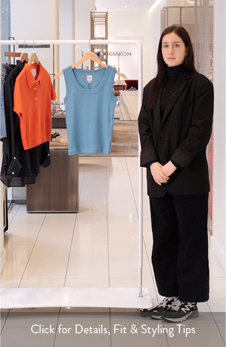 Perfect Knit Rib Scoop Neck Tank, sales video thumbnail