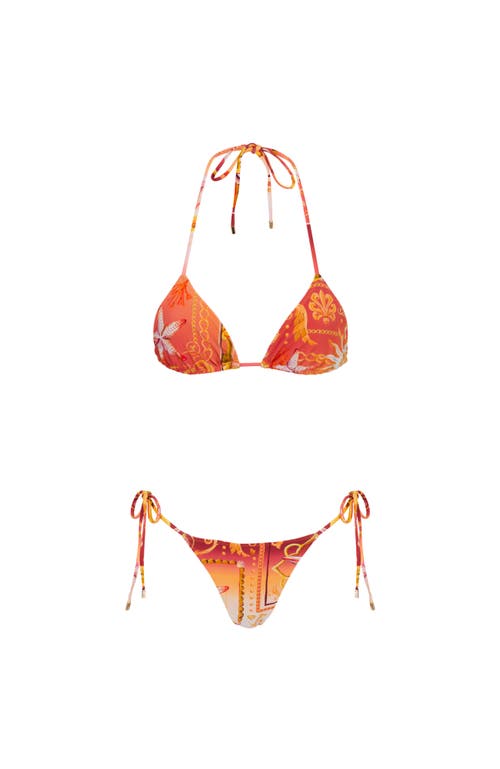 Sunkissed Le Triangle Swim Bottom In Coral