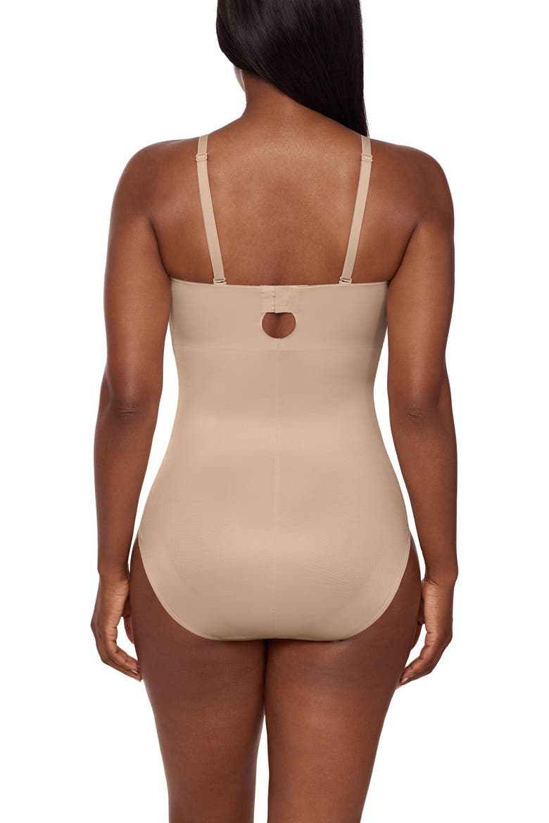 Show Stopper Shaping Bodysuit, Alternate, color, WARM BEIGE