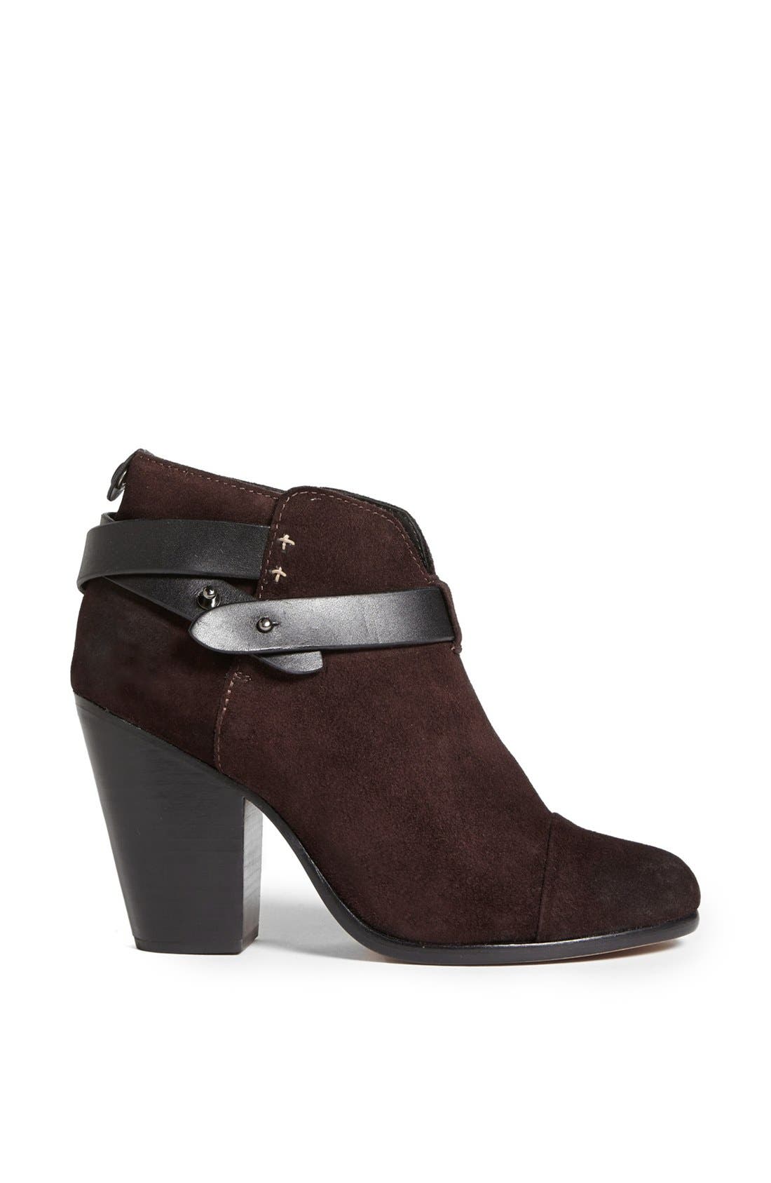 'Harrow' Bootie, Alternate, color, BURGUNDY SUEDE