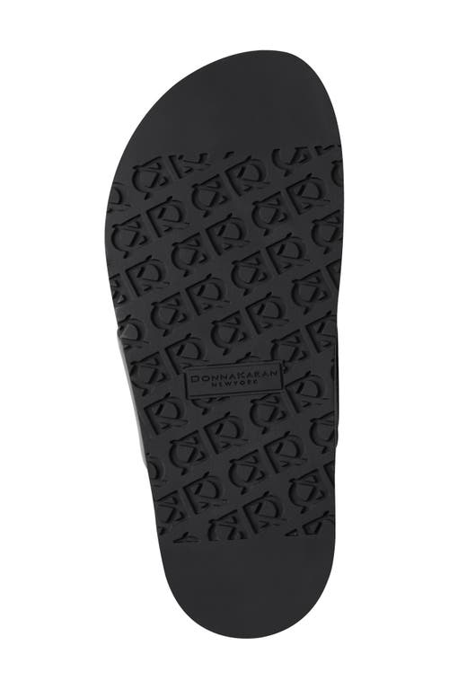 Donna Karan Hooper Toe Loop Sandal In Black