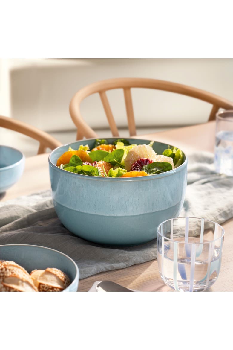 Perlemor Aqua Servg Bowl, Alternate, color, Blue Green