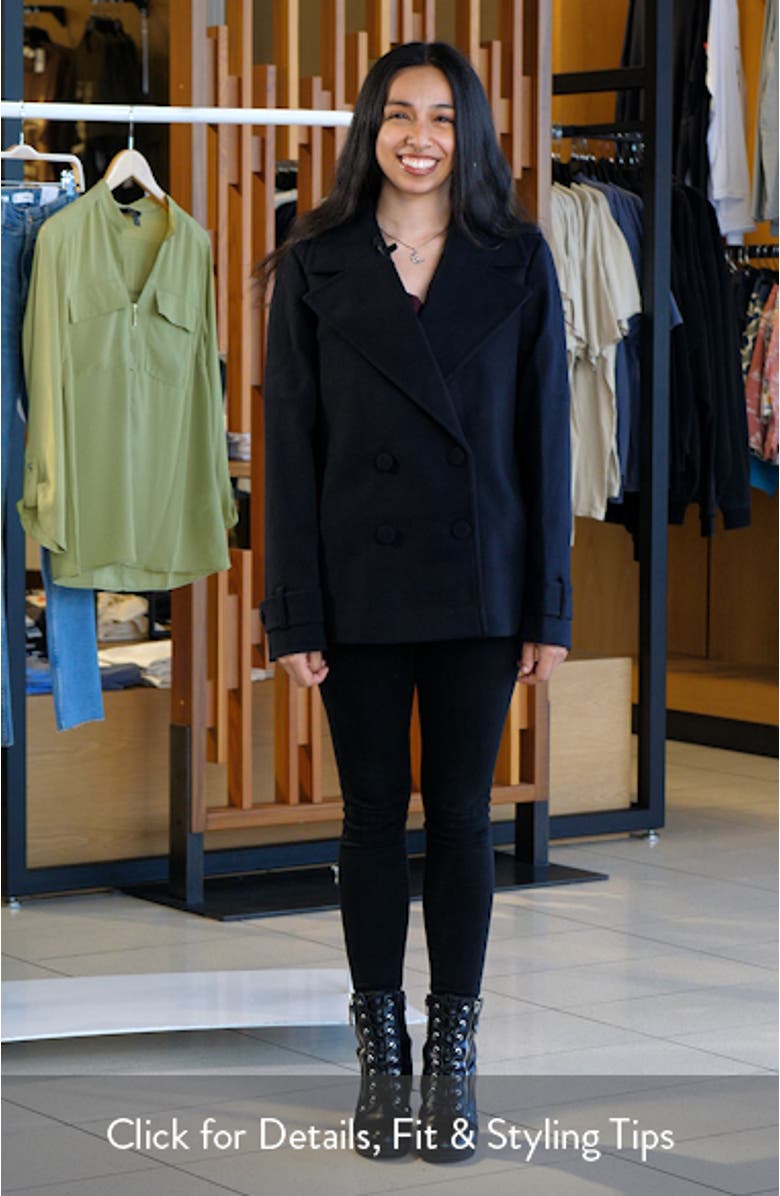 Double Breasted Peacoat, sales video thumbnail