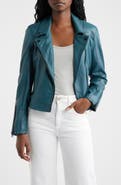 MAURITIUS Bita Leather Moto Jacket