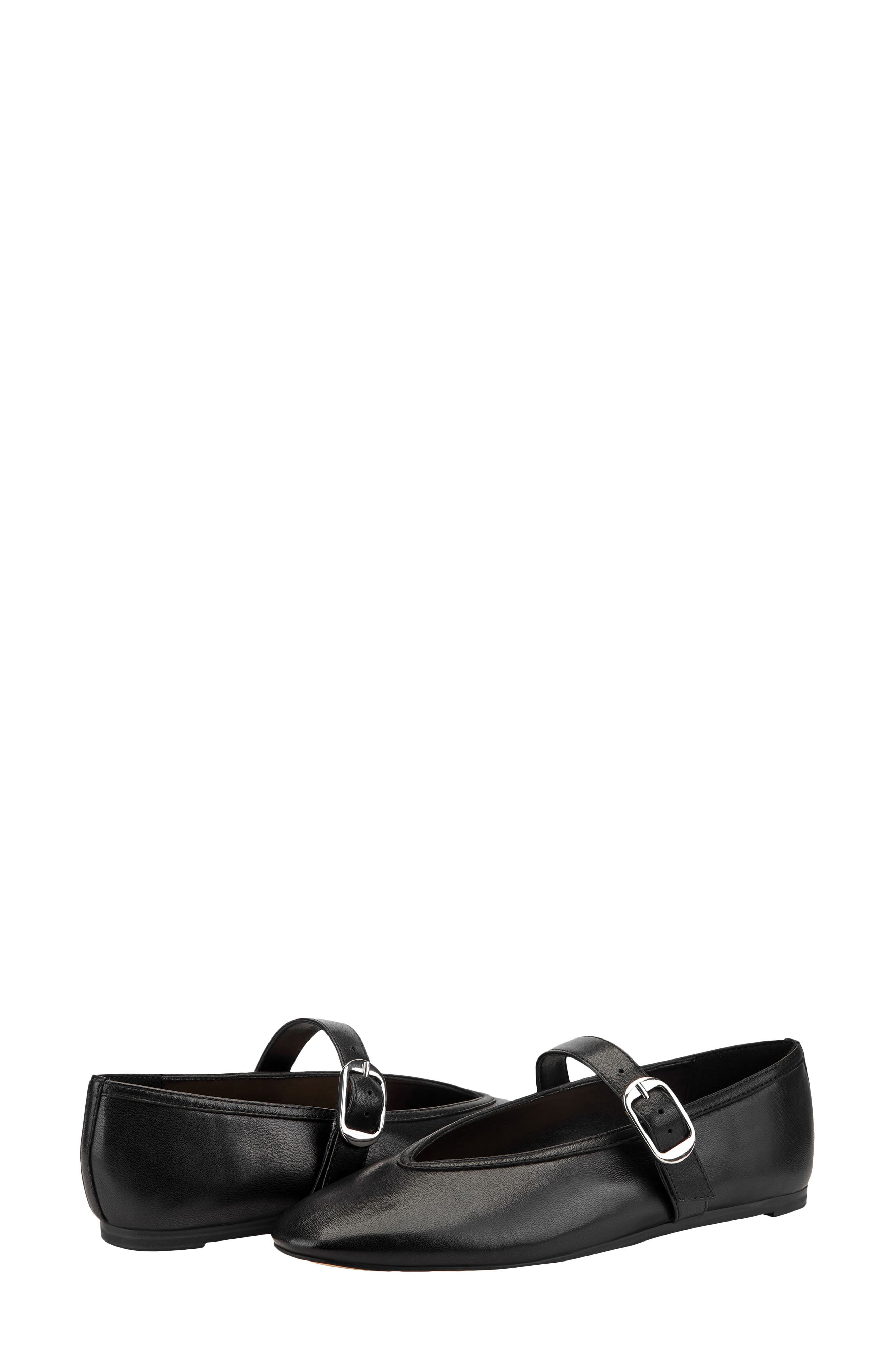 Marc Fisher LTD Godea Mary Jane Flat, Alternate, color, Black
