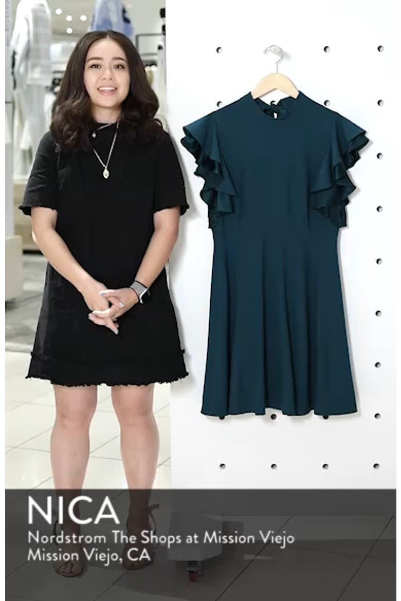 Crepe Fit & Flare Dress video