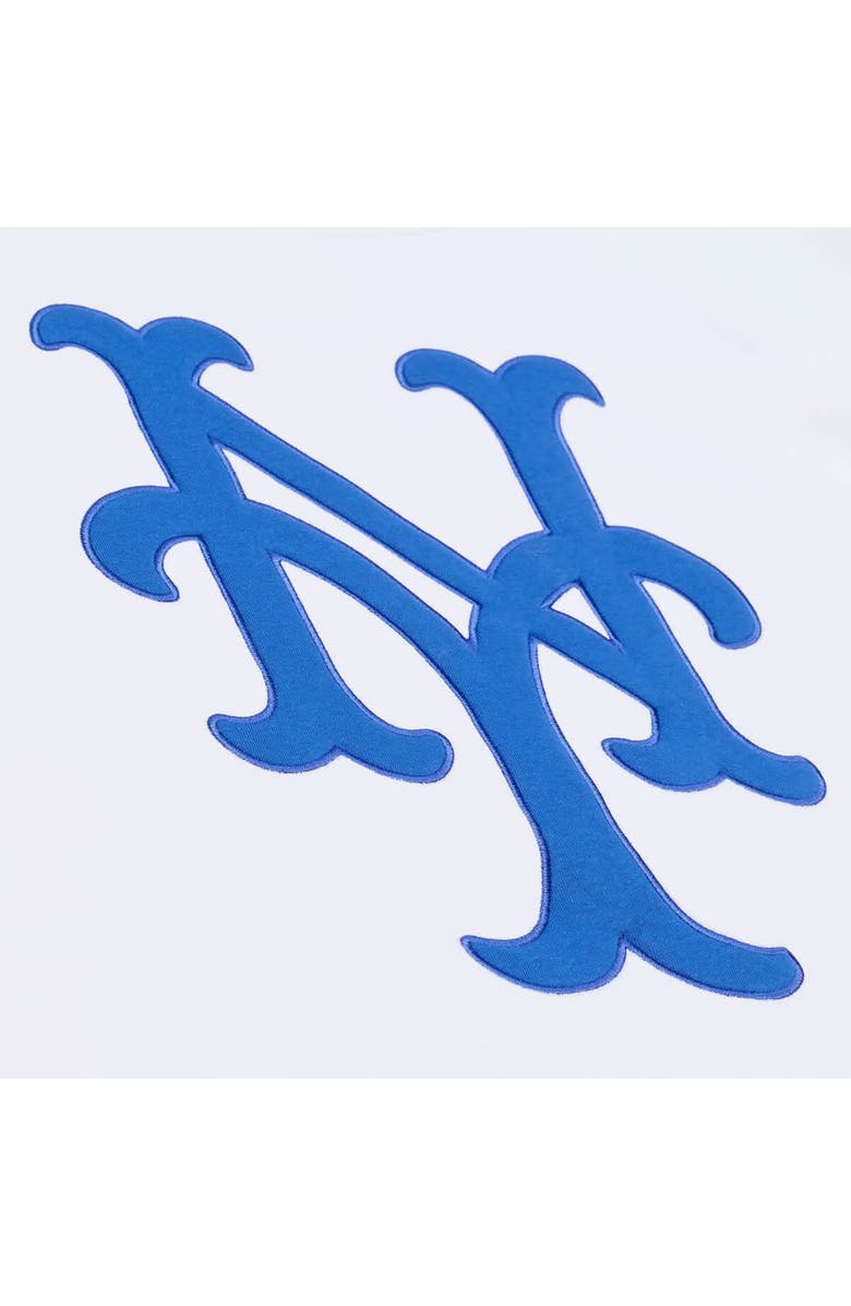 Mitchell & Ness Men's Mitchell & Ness  White New York Mets Arctic Fleece Sweatshirt, Alternate, color, White