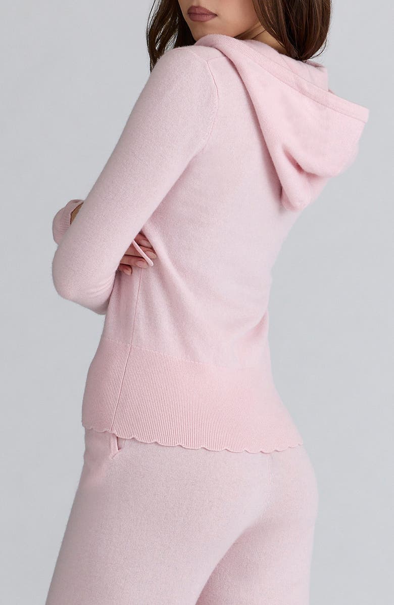 HOUSE OF CB Regina Wool & Cashmere Hoodie & Pants Travel Set, Alternate, color, Pink