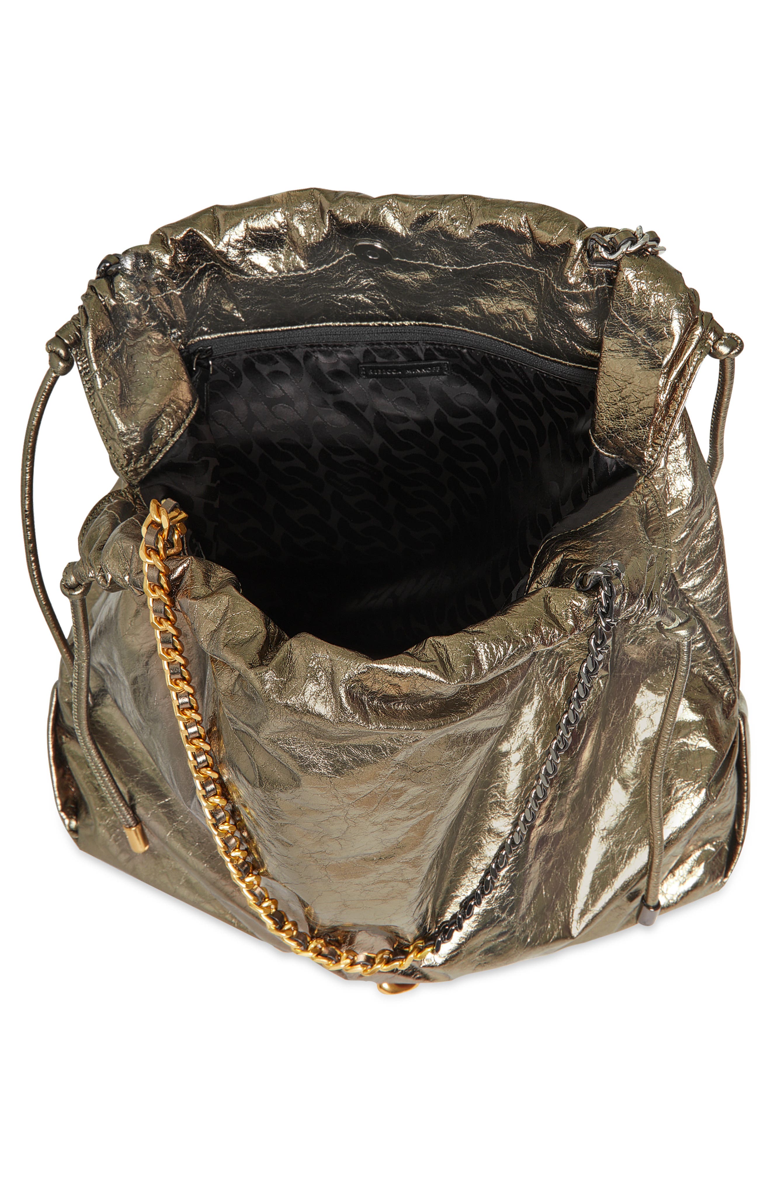 Medium Zero Gravity Leather Tote, Alternate, color, BRONZE