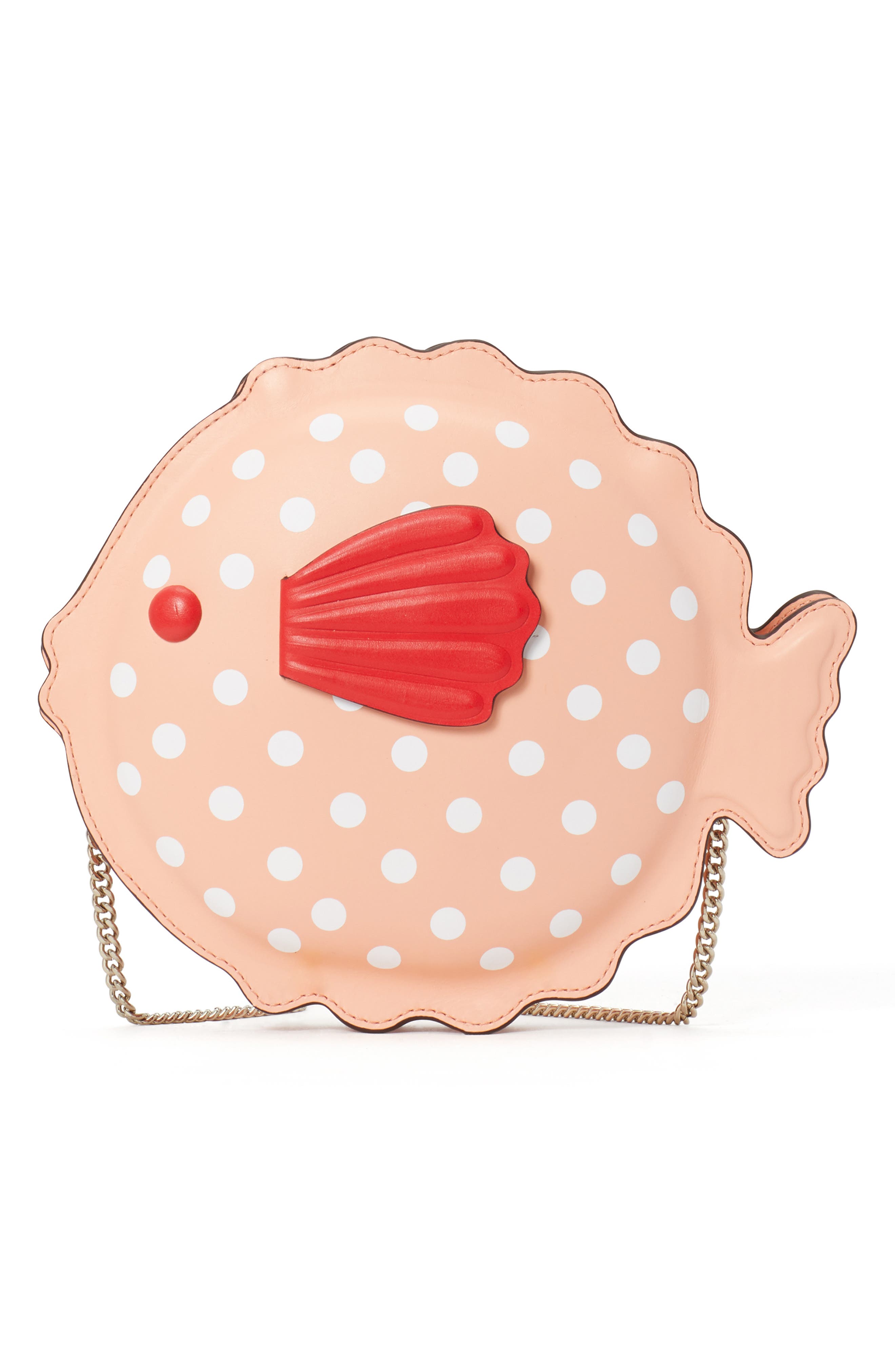 Kate Spade New York puffy pufferfish crossbody bag, Alternate, color, 