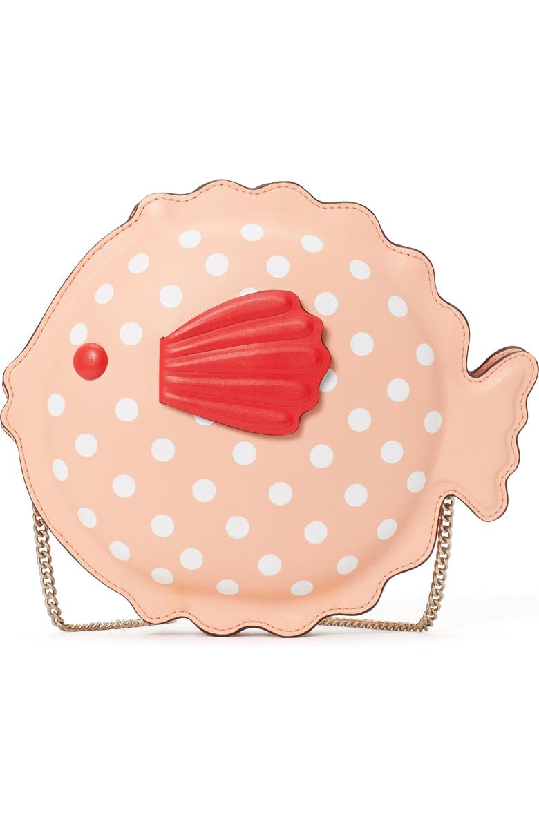 Kate Spade New York puffy pufferfish crossbody bag, Alternate, color,