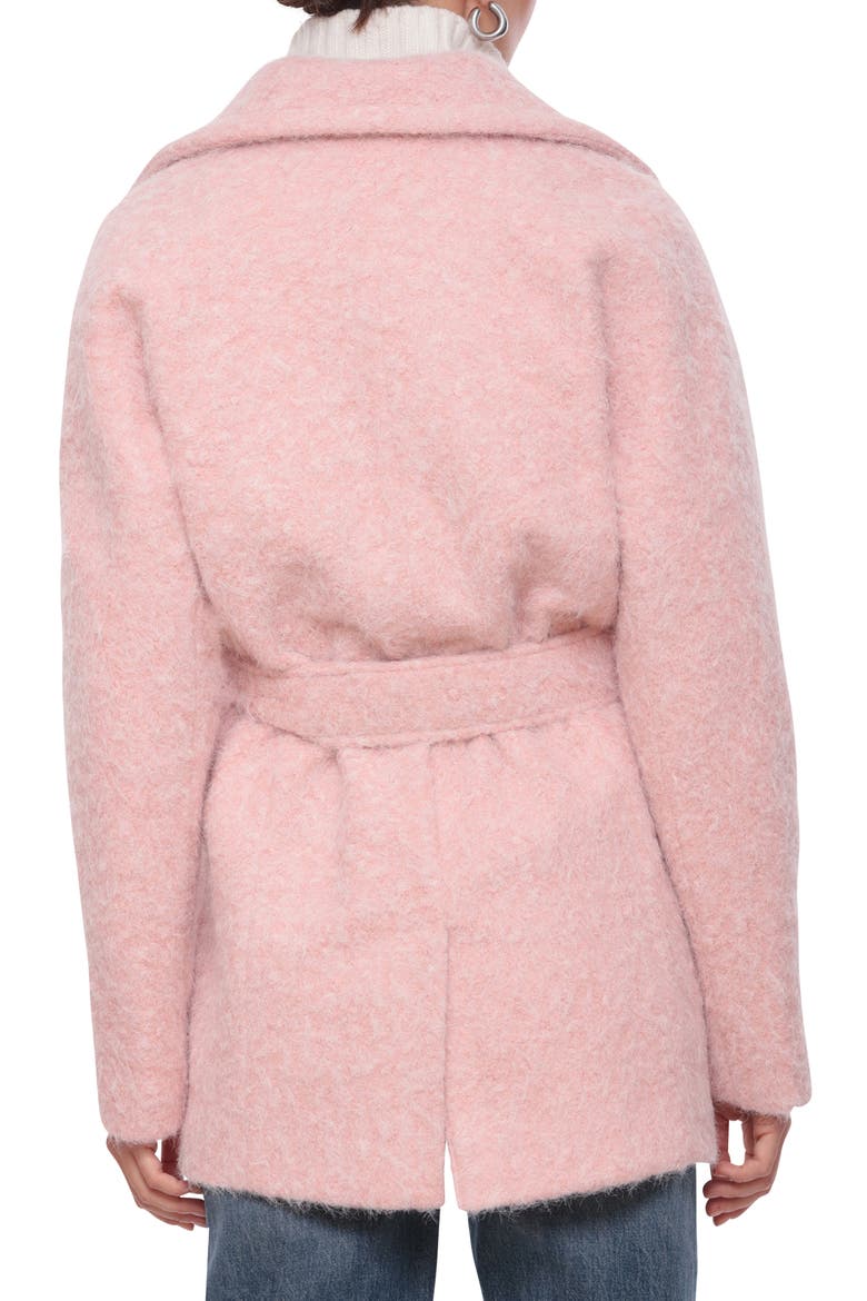 Cozy Cocoon Belted Coat, Alternate, color, PETAL