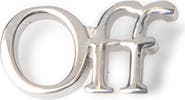 OFF WHITE Men's Logo Mono Earring