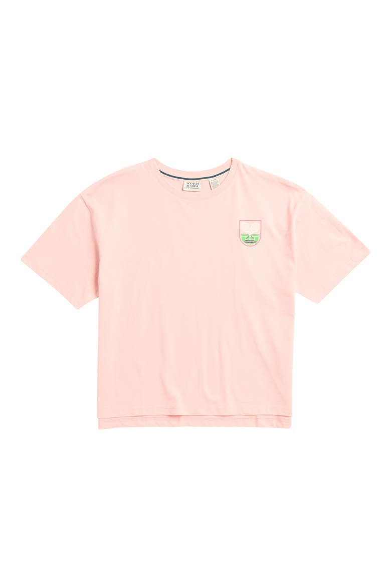Kids' Tennis Group Cotton T-Shirt, Main, color, IMPATIENS PINK