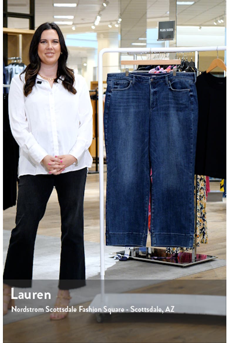 Teresa Ankle Wide Leg Jeans video