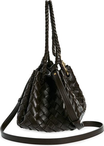 Bottega Veneta Small Andiamo Intrecciato Leather Crossbody