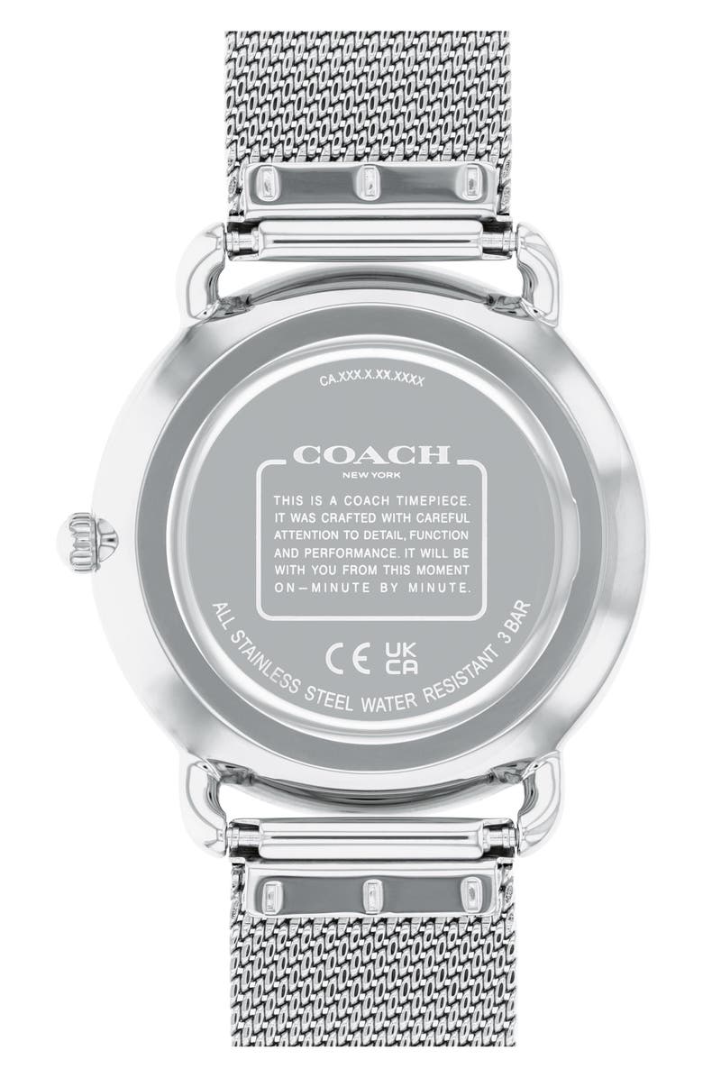 COACH Elliot Bracelet Watch, Alternate, color, Silver White
