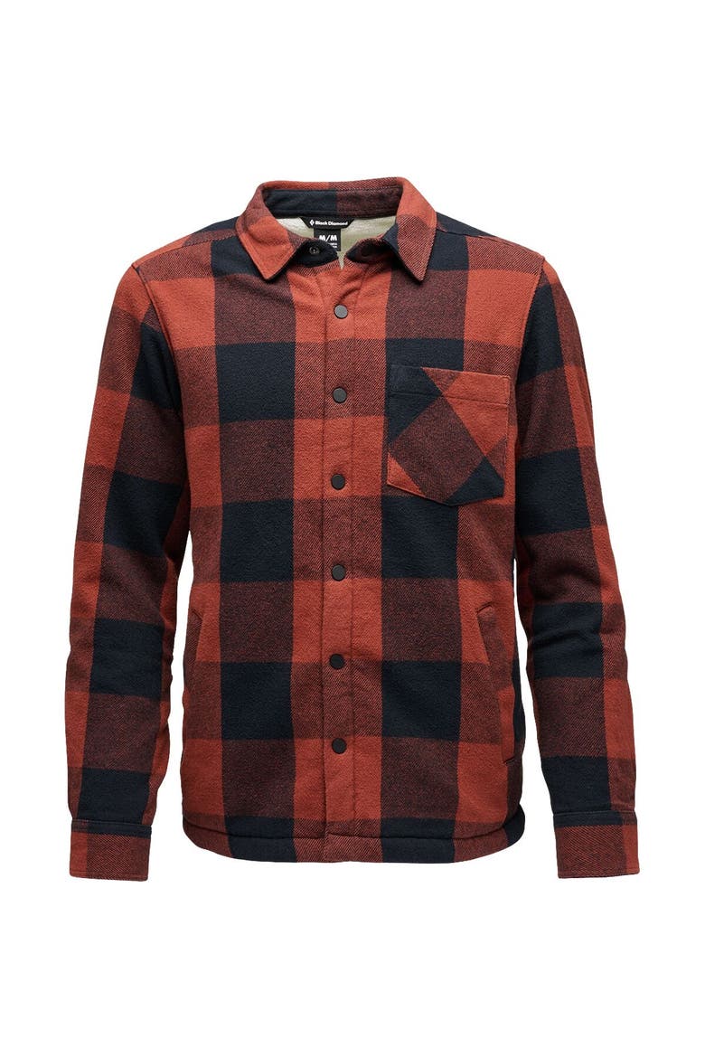 Project Lined Flannel - Men's, Alternate, color, Iron Red/Black