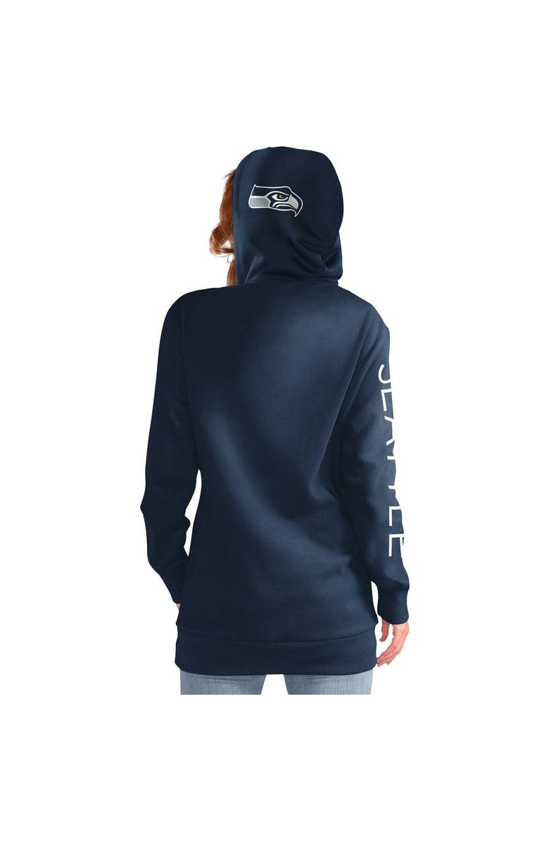G-III 4HER BY CARL BANKS Women's G-III 4Her by Carl Banks College Navy Seattle Seahawks Extra Inning Pullover Hoodie, Alternate, color, Navy
