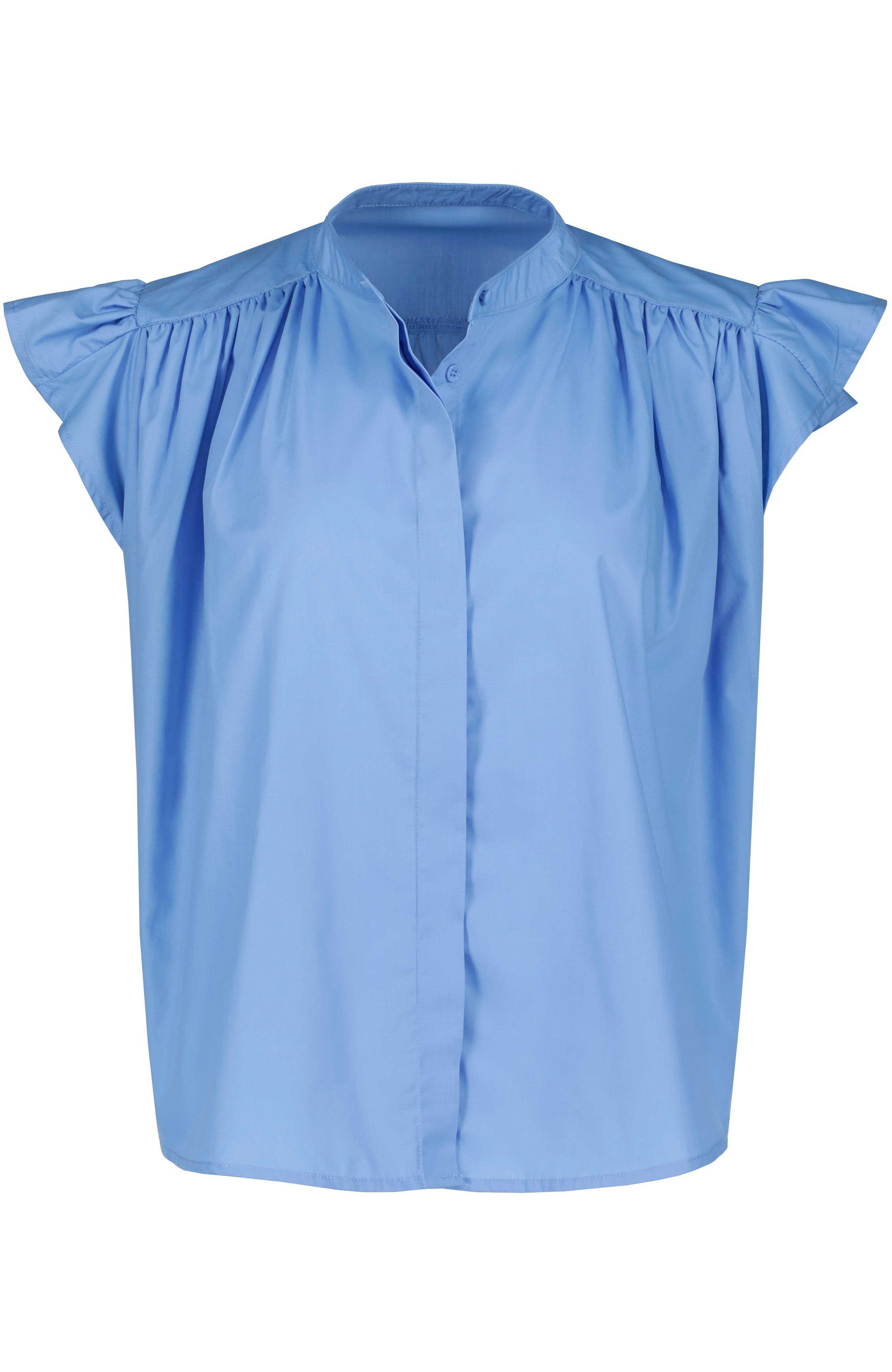 Camryn Flutter Sleeve Poplin Top - image 2