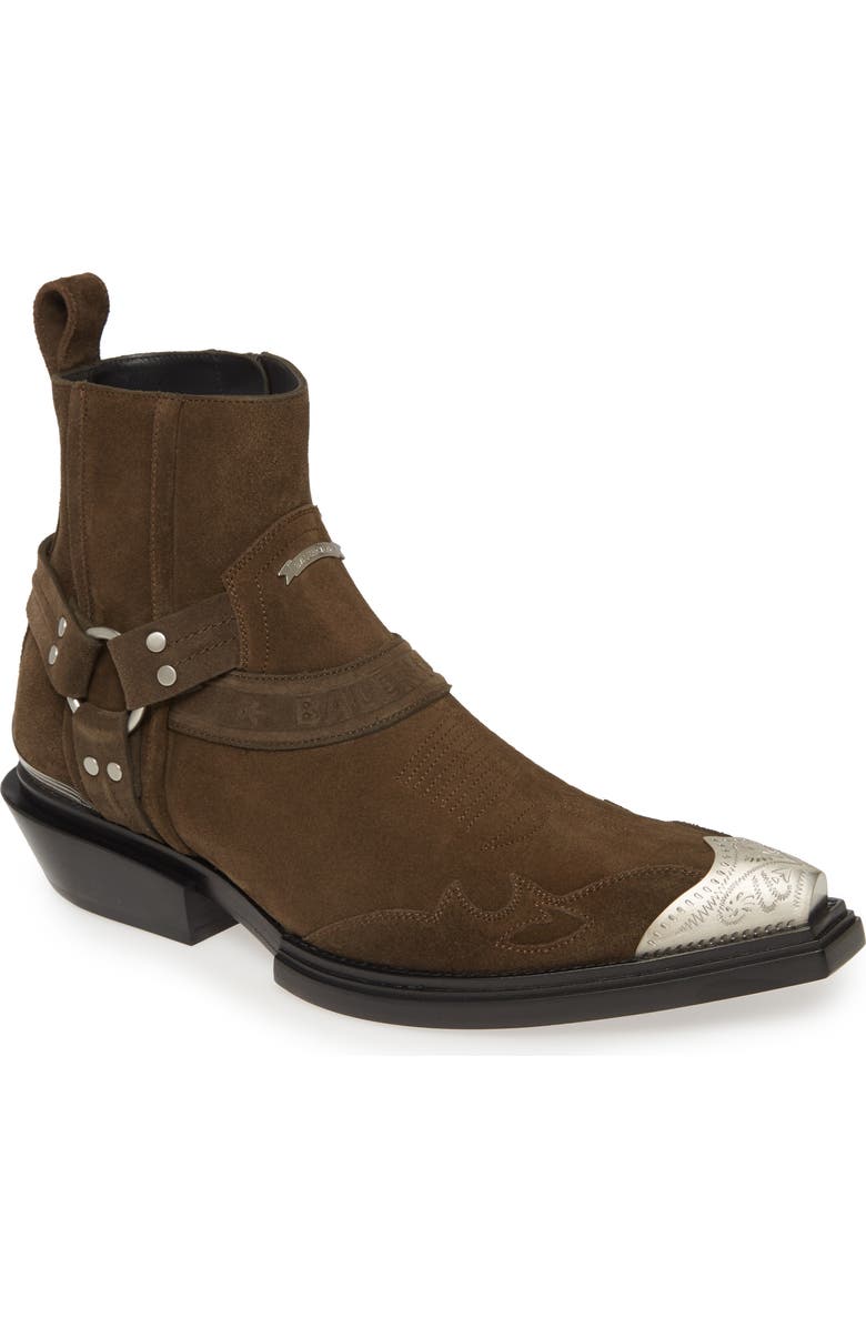 Balenciaga Metal Toe Zip Boot, Main, color,