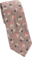 Dries Van Noten Floral Jacquard Silk Tie