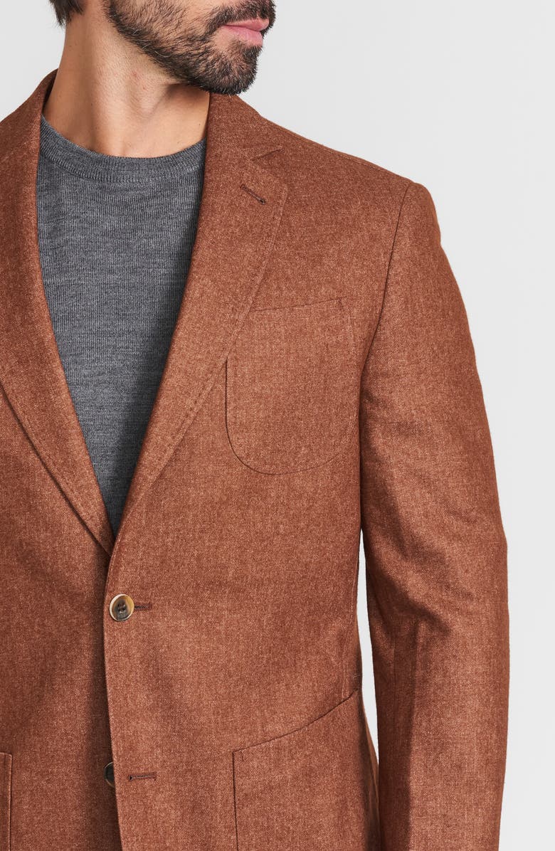 FLYNT Wool Blend Sport Coat, Alternate, color, Rust