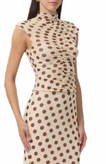 AFRM Jolie Mock Neck Sleeveless Top