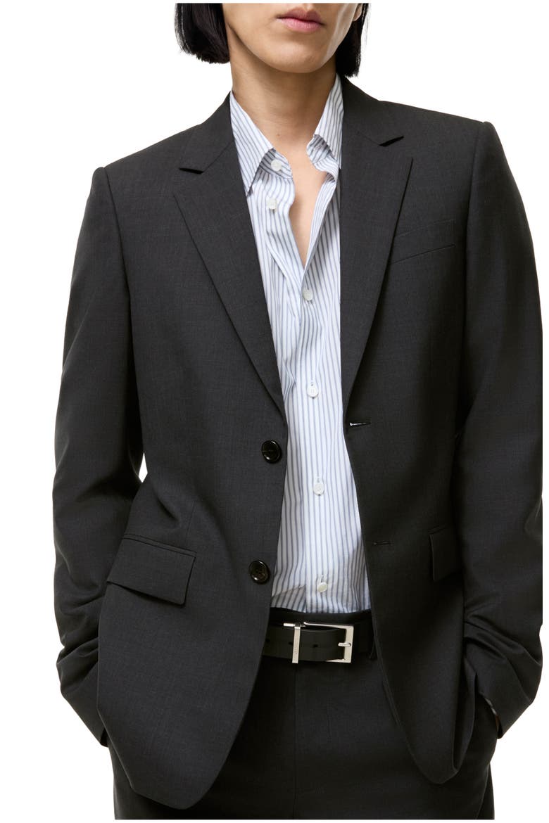 Wool Bond Tailored Jacket, Main, color, Iron grey